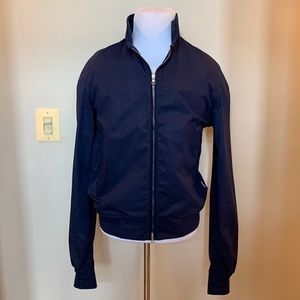 Orlebar Brown Harrington Jacket Blue Mens Large